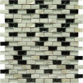 23X48mm Crystal Mix Shell White Glass Mosaic Tile